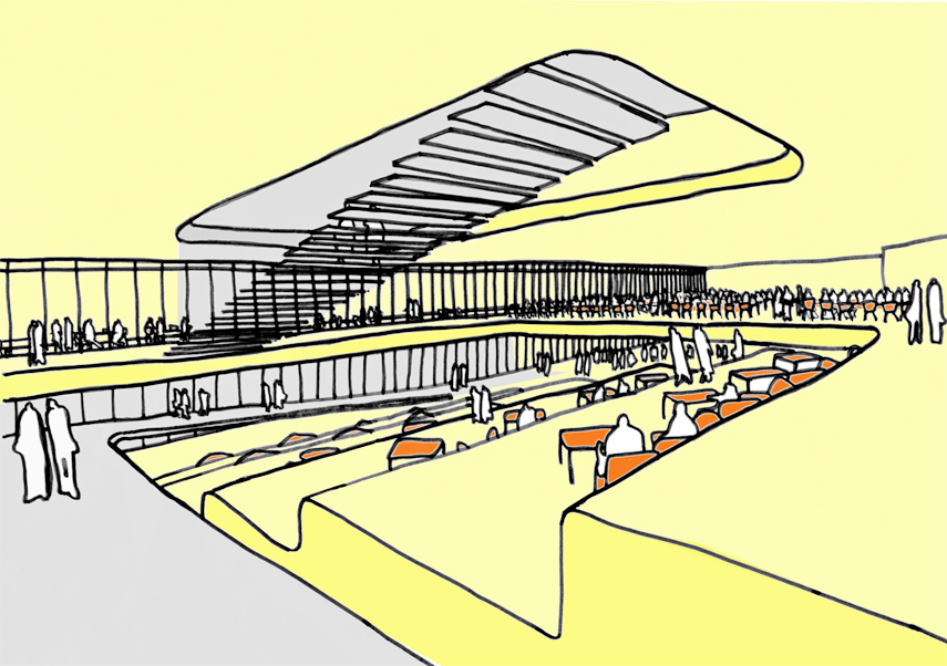 工学院大学八王子キャンパス・スチューデント・センター設計 プロポーザル　Kogakuin University Student Center Proposal