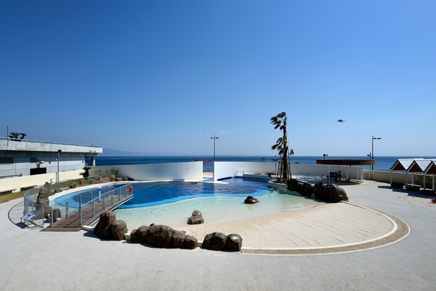 大分マリーンパレス水族館うみたまご「あそびーち」　Aso-Beach Park/Additional construction of Oita Marine Palace Aquarium UMITAMAGO