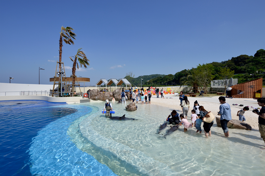 大分マリーンパレス水族館うみたまご「あそびーち」　Aso-Beach Park/Additional construction of Oita Marine Palace Aquarium UMITAMAGO