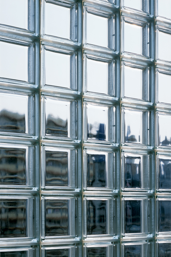 2005 ガラスブロック乾式工法、日本電気硝子　Dry Construction System of Glass Block Wall, Nippon Electric Glass Co., Ltd.